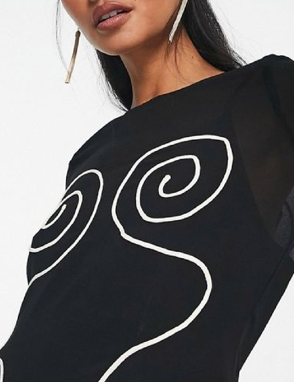 Rochie scurta Top Shop, negru - 1 | YEO