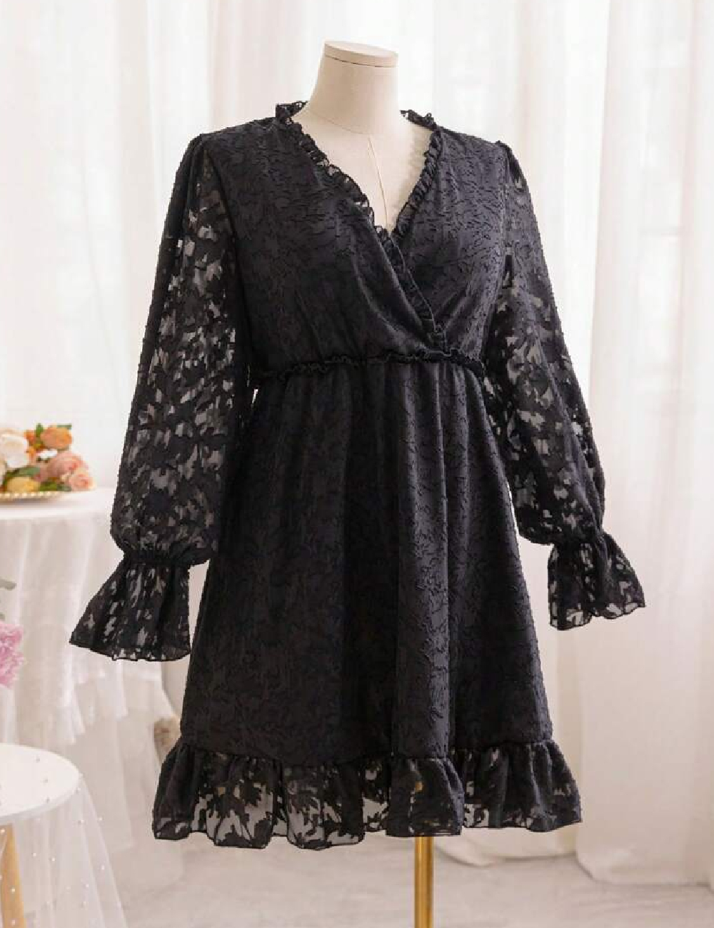 Rochie scurta SHEIN CURVE, negru