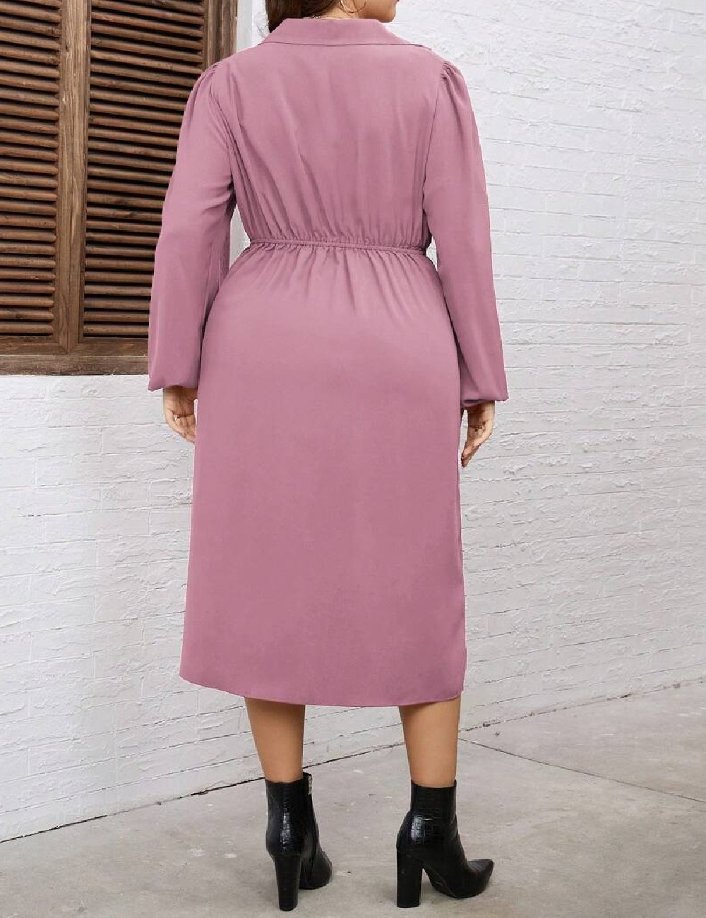 Rochie medie SHEIN CURVE, roz - 1 | YEO