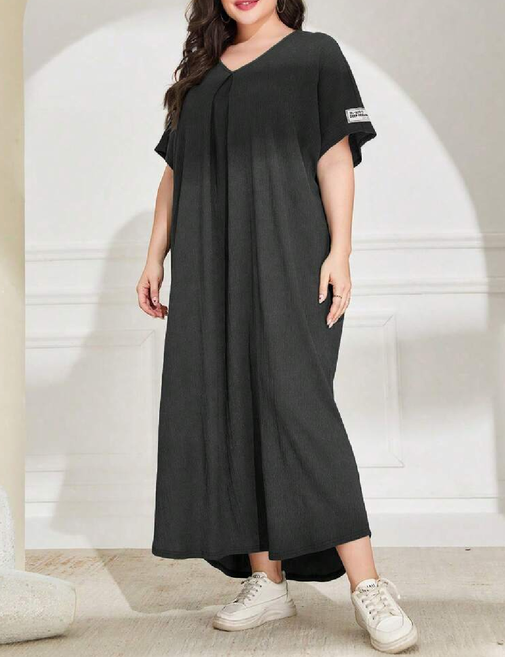 Rochie lunga SHEIN CURVE, negru