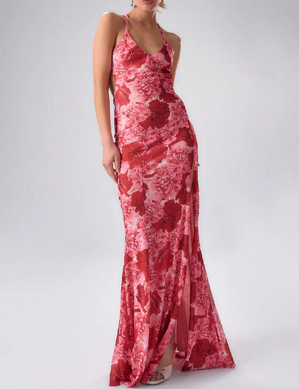 Rochie lunga Musera, rosu