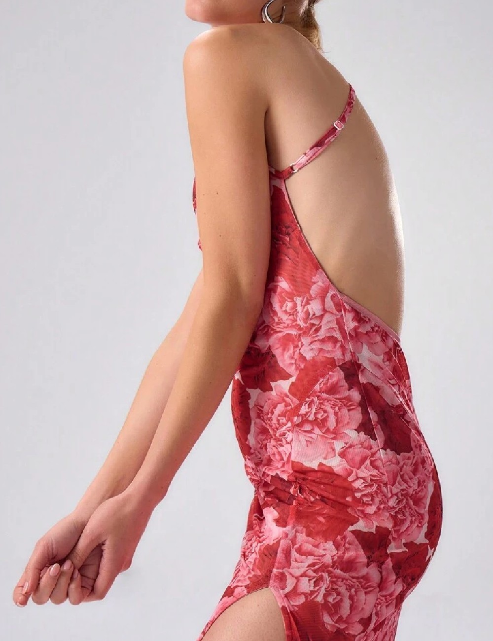Rochie lunga Musera, rosu - 1 | YEO
