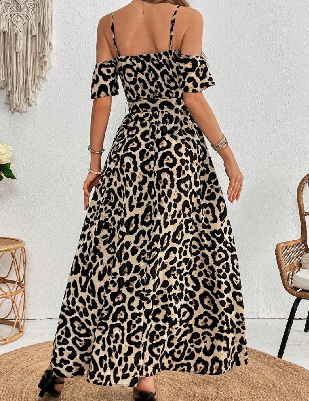 Rochie lunga SHEIN, animal print - 1 | YEO