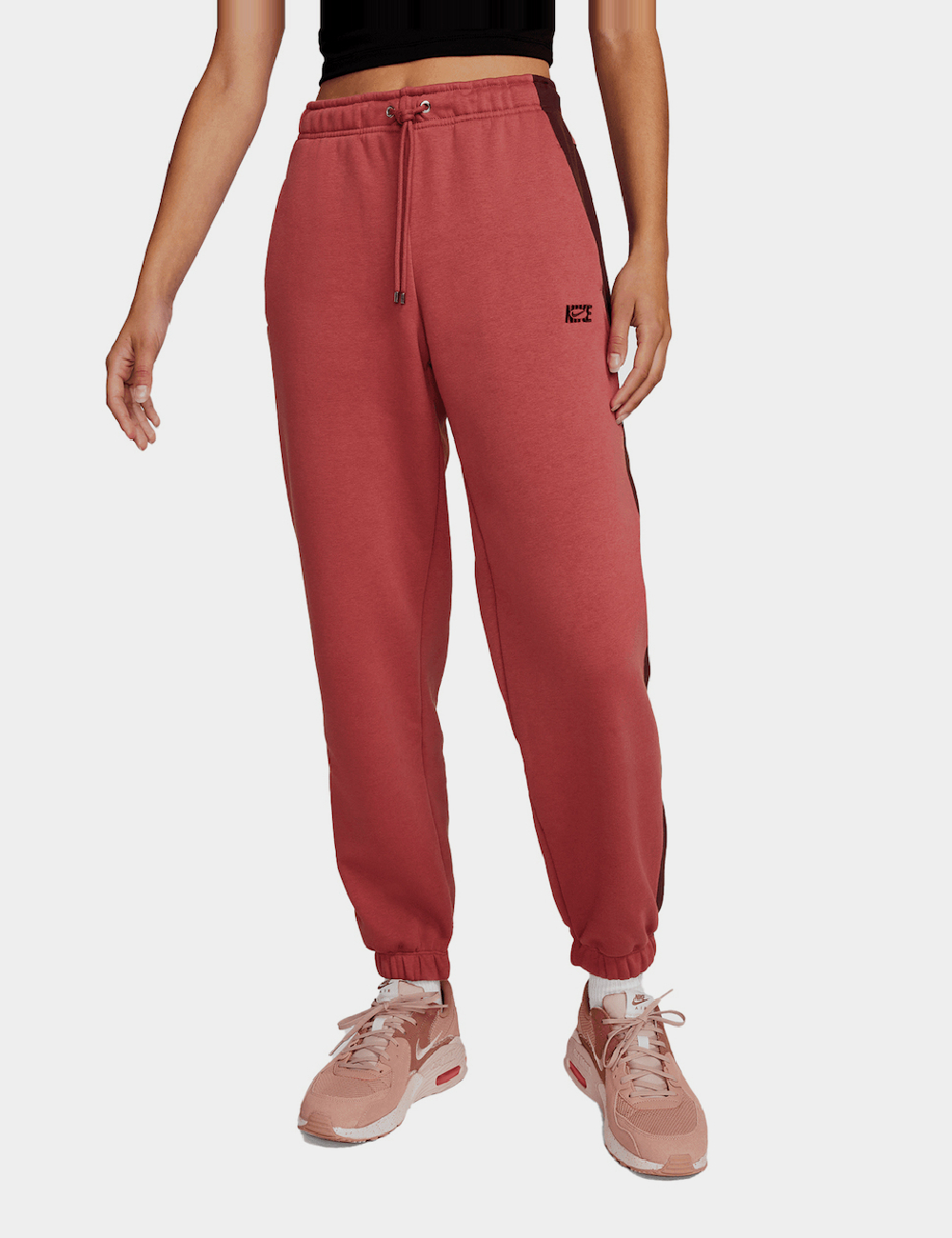 Pantaloni Nike, roz pudra inchis