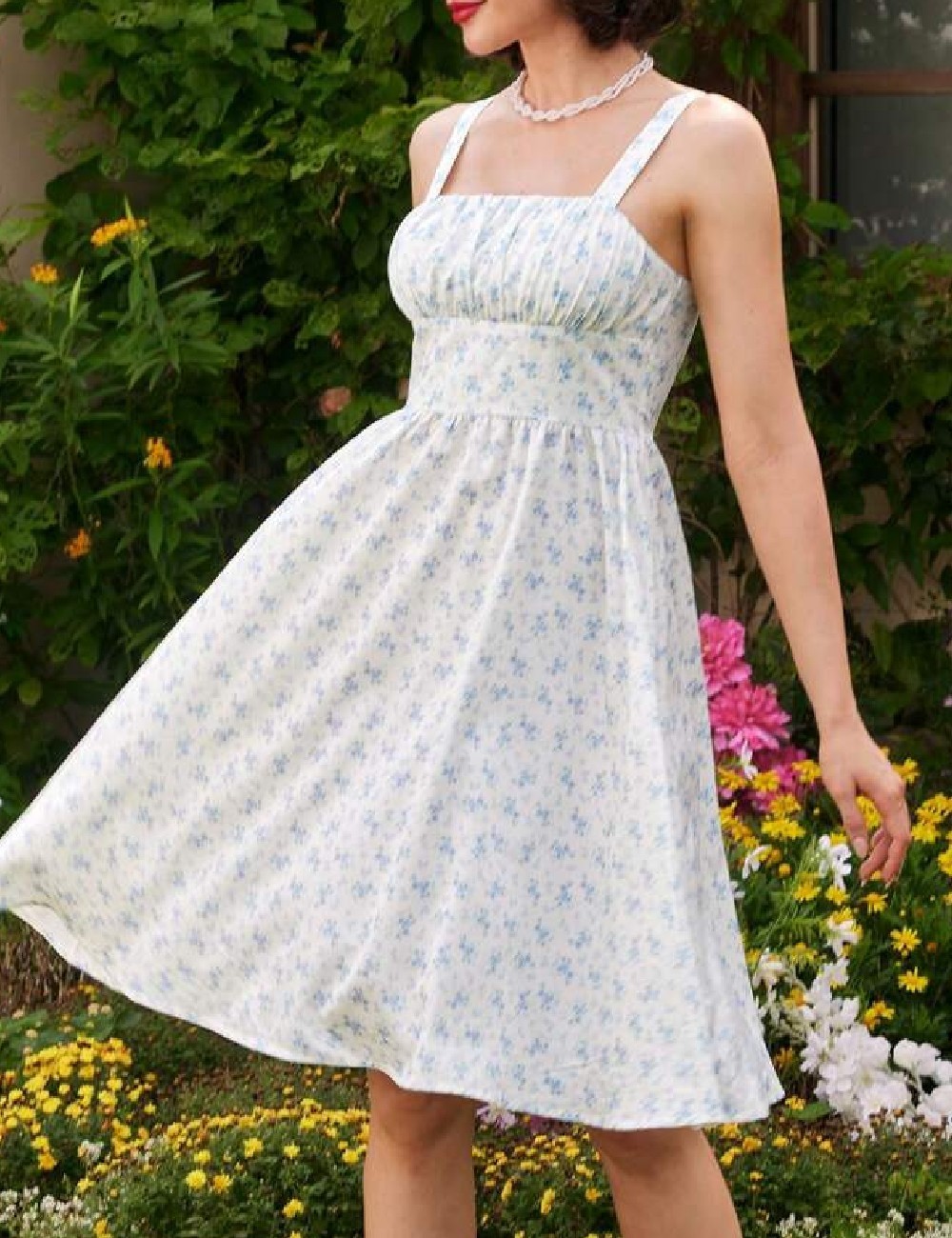 Rochie scurta SHEIN, alb - 1 | YEO