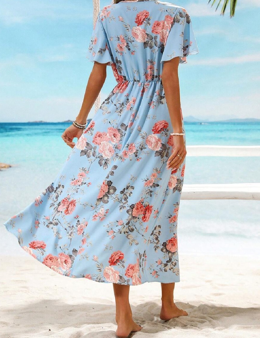 Rochie medie SHEIN, albastru - 1 | YEO