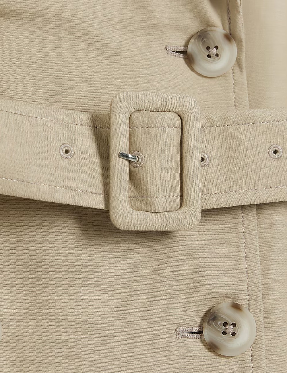 Trench River Island, crem - 1 | YEO