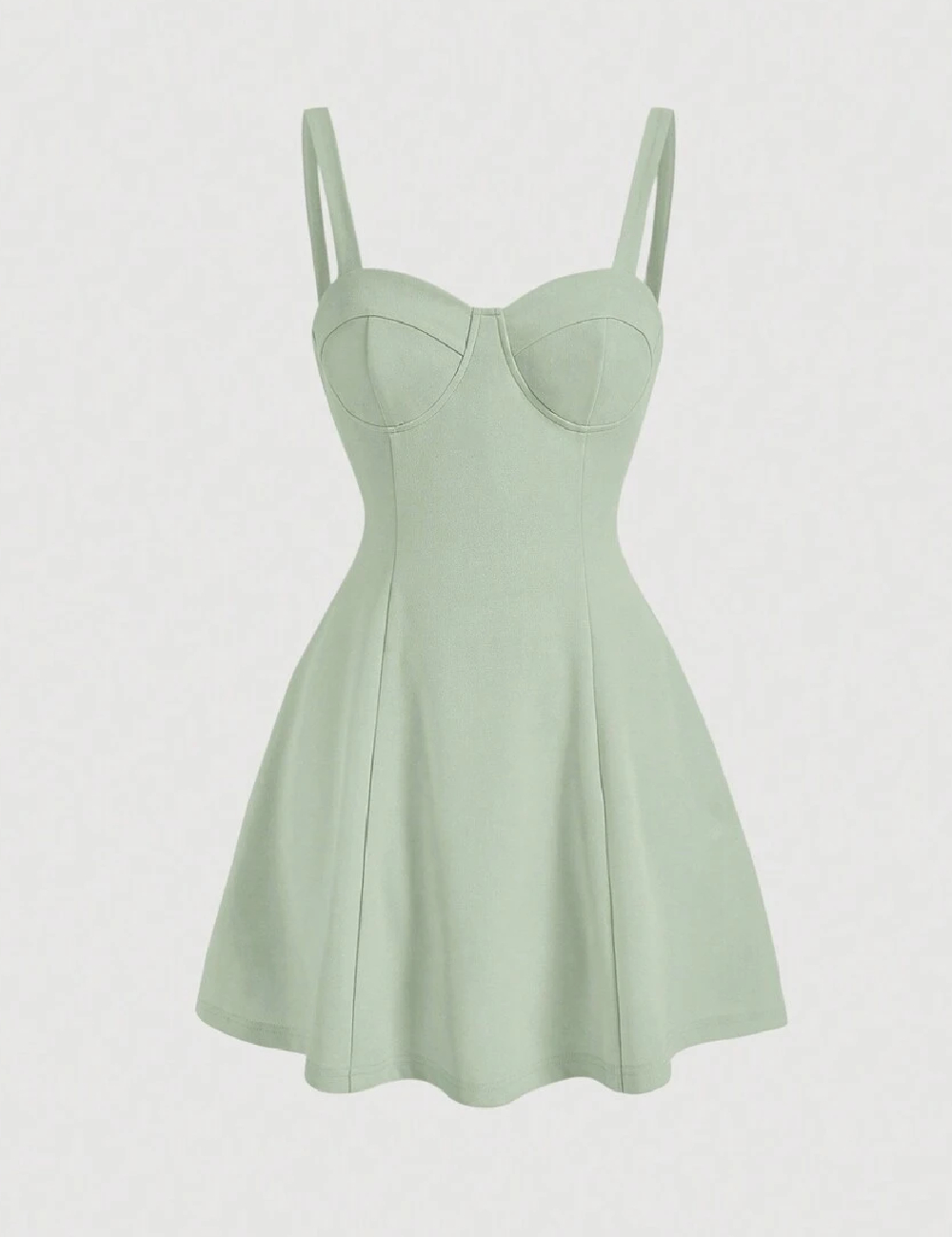 Rochie scurta SHEIN, verde