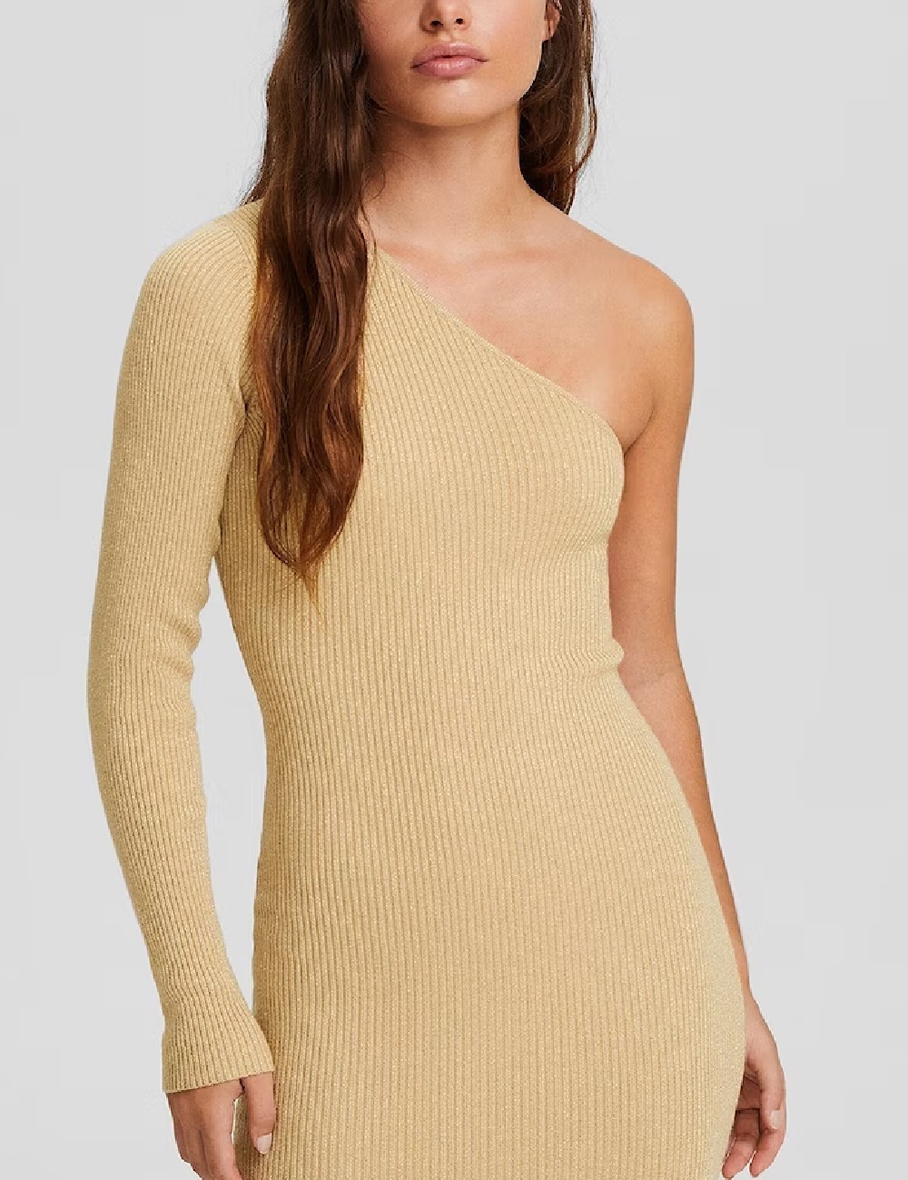 Rochie lunga Bershka, bej - 1 | YEO
