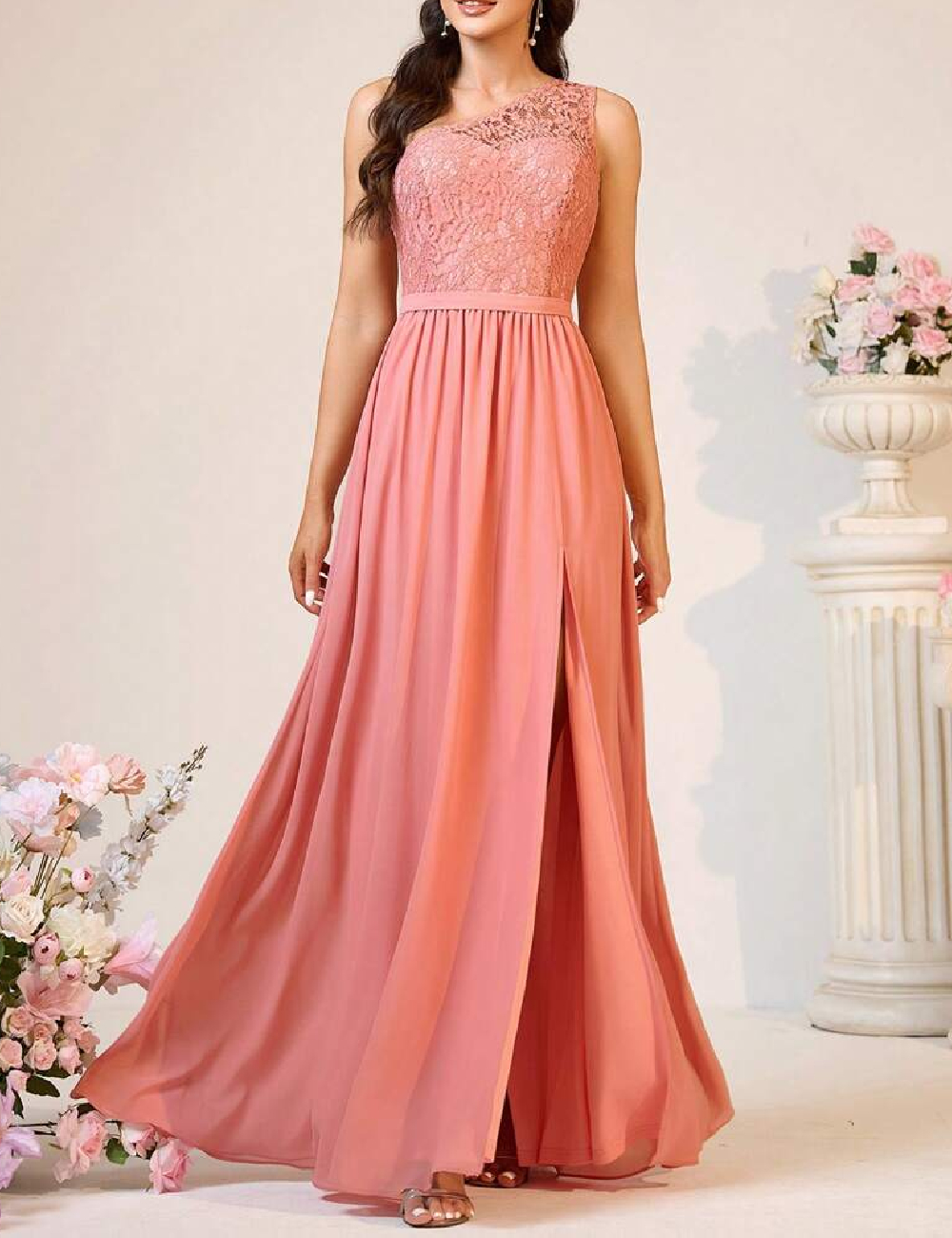 Rochie lunga SHEIN, roz
