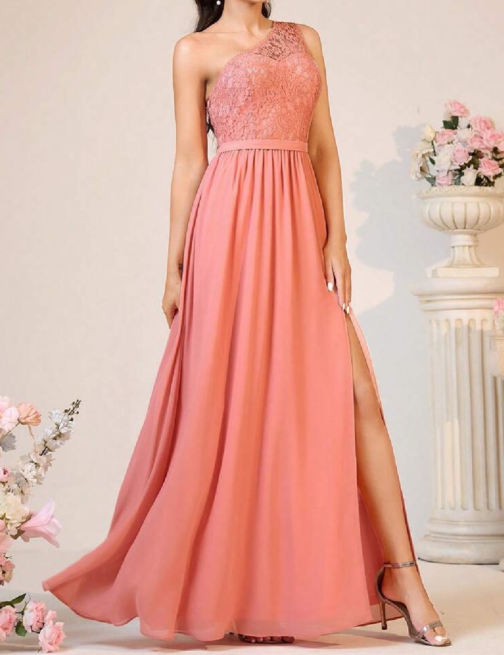 Rochie lunga SHEIN, roz - 1 | YEO