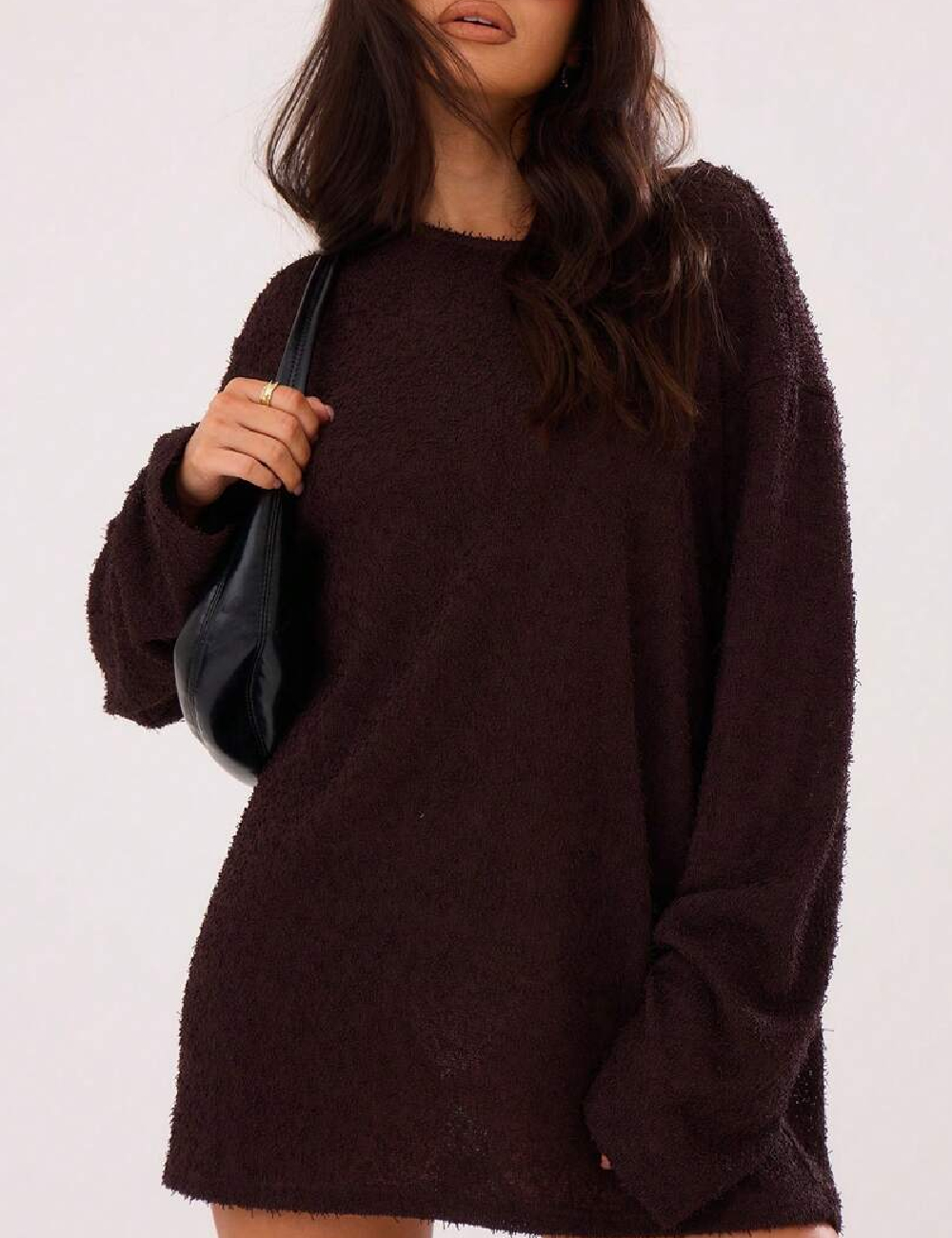 Bluza SHEIN, maro inchis