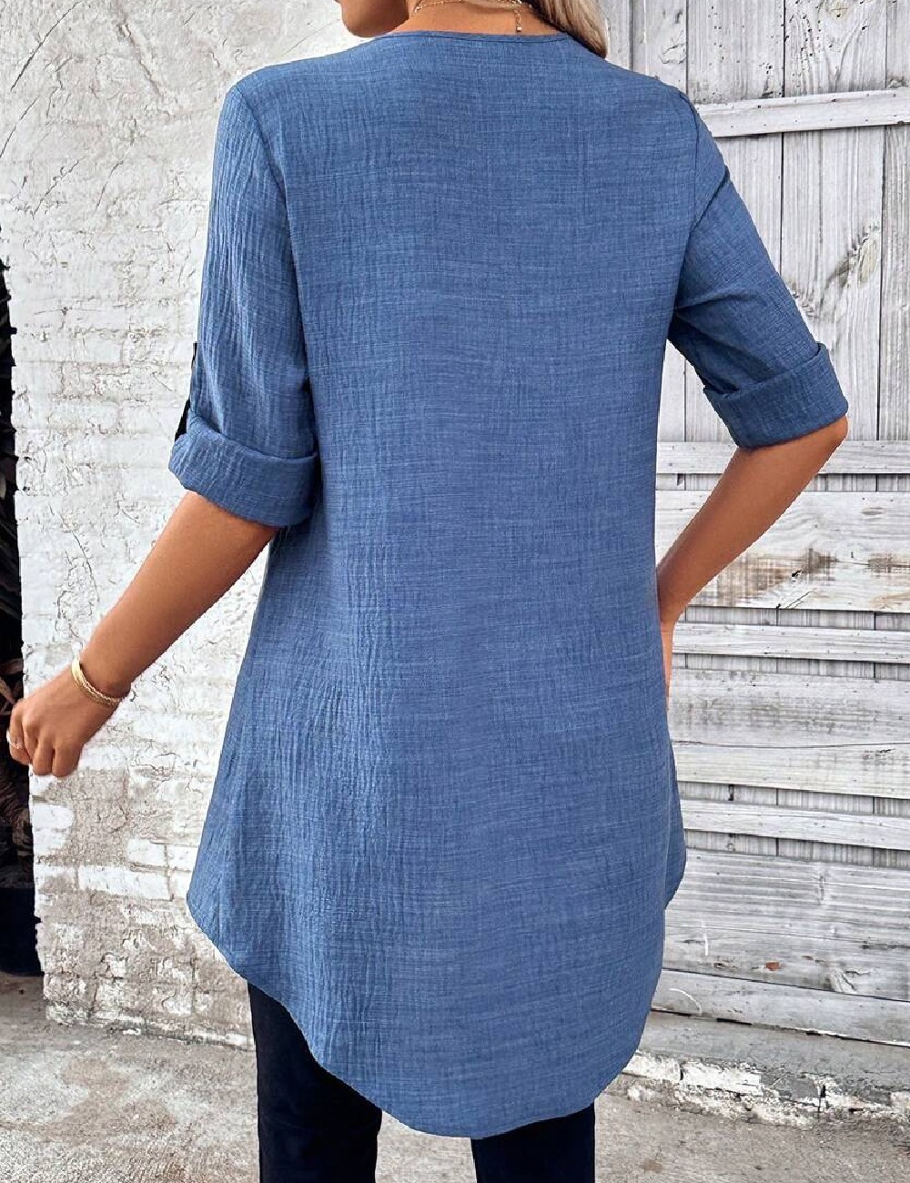 Bluza SHEIN, albastru - 1 | YEO