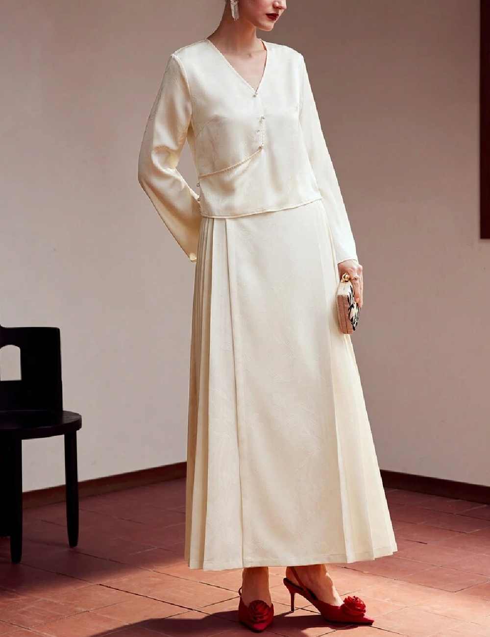Bluza MOTF, ecru