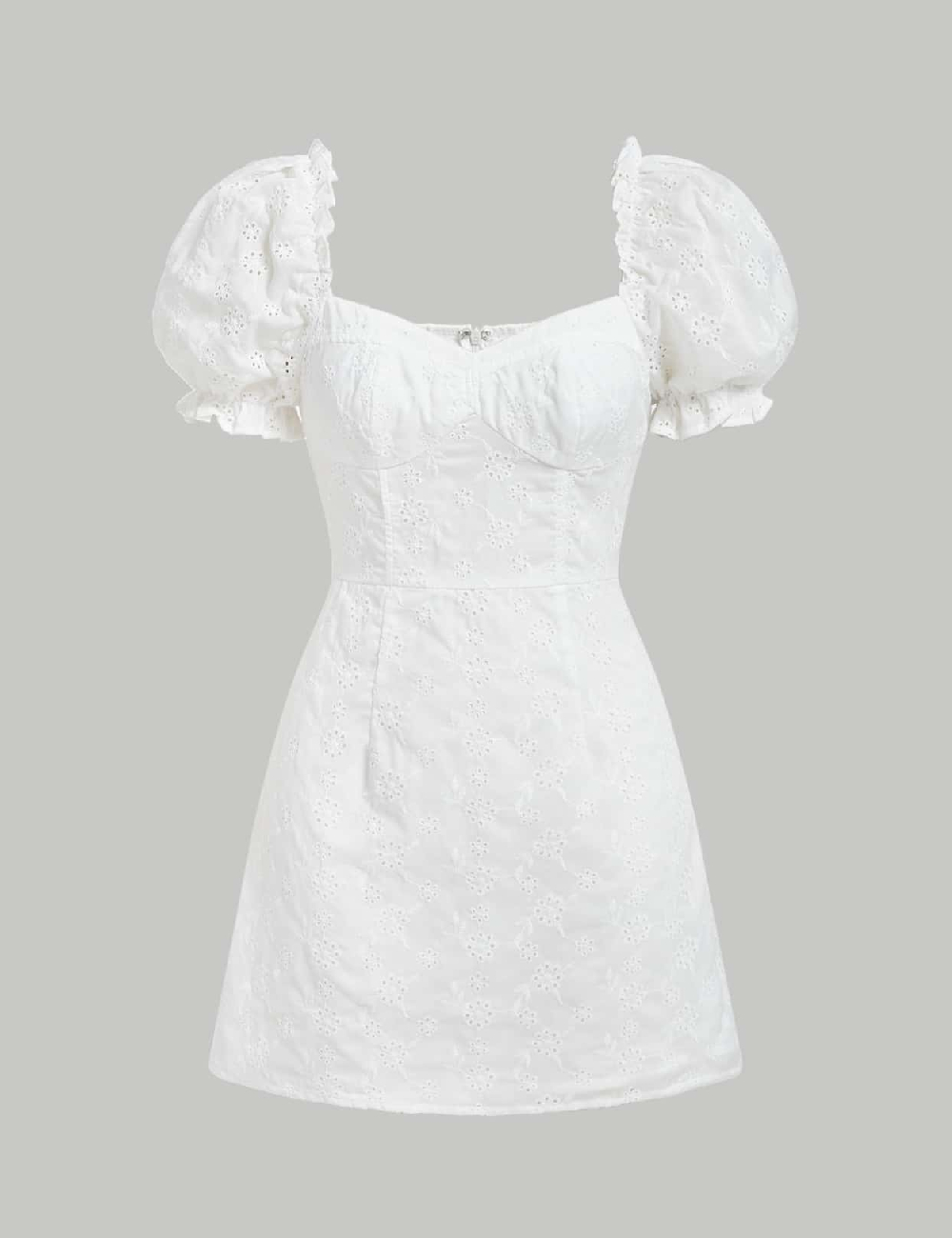 Rochie scurta SHEIN, alb