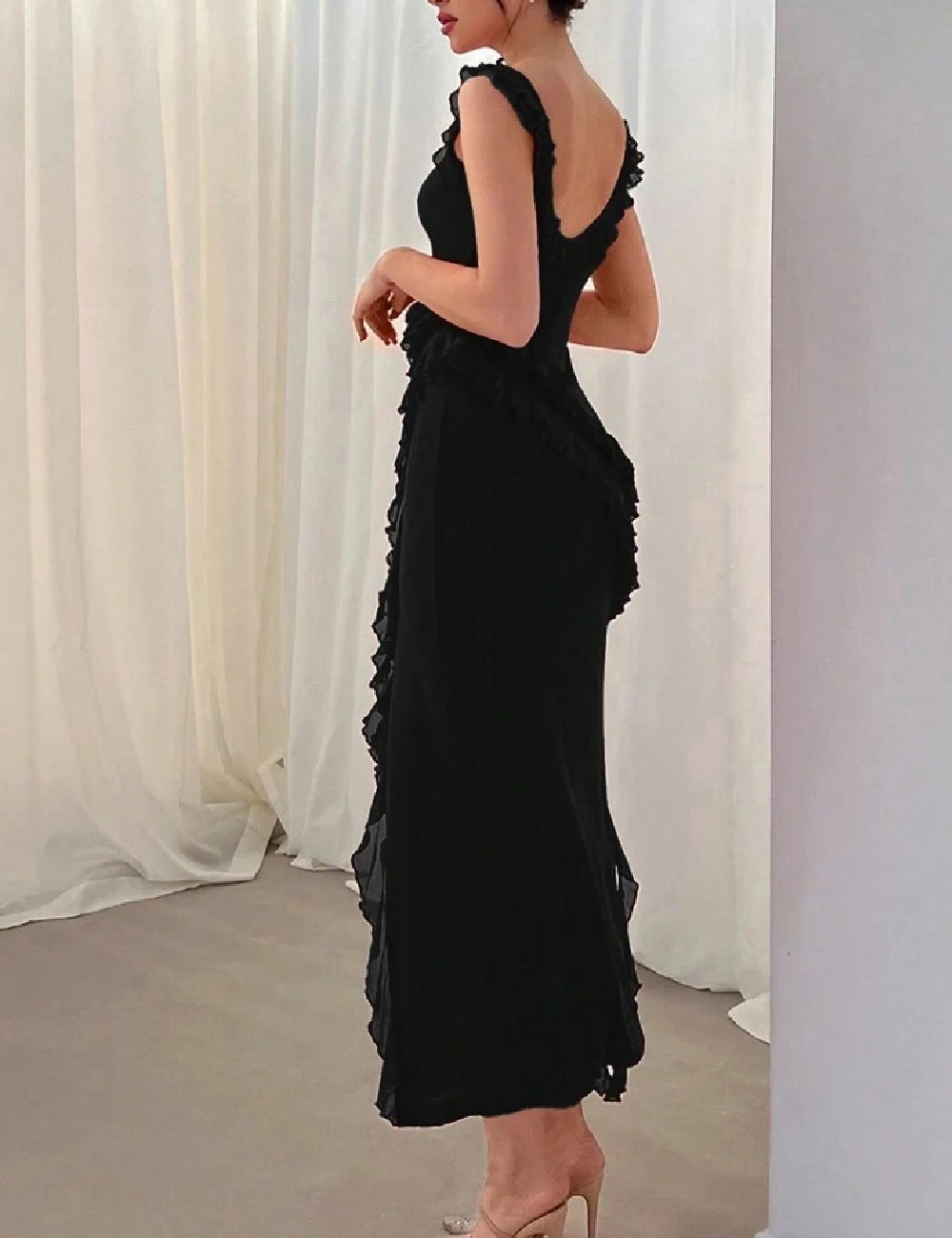 Rochie lunga SHEIN, negru - 1 | YEO