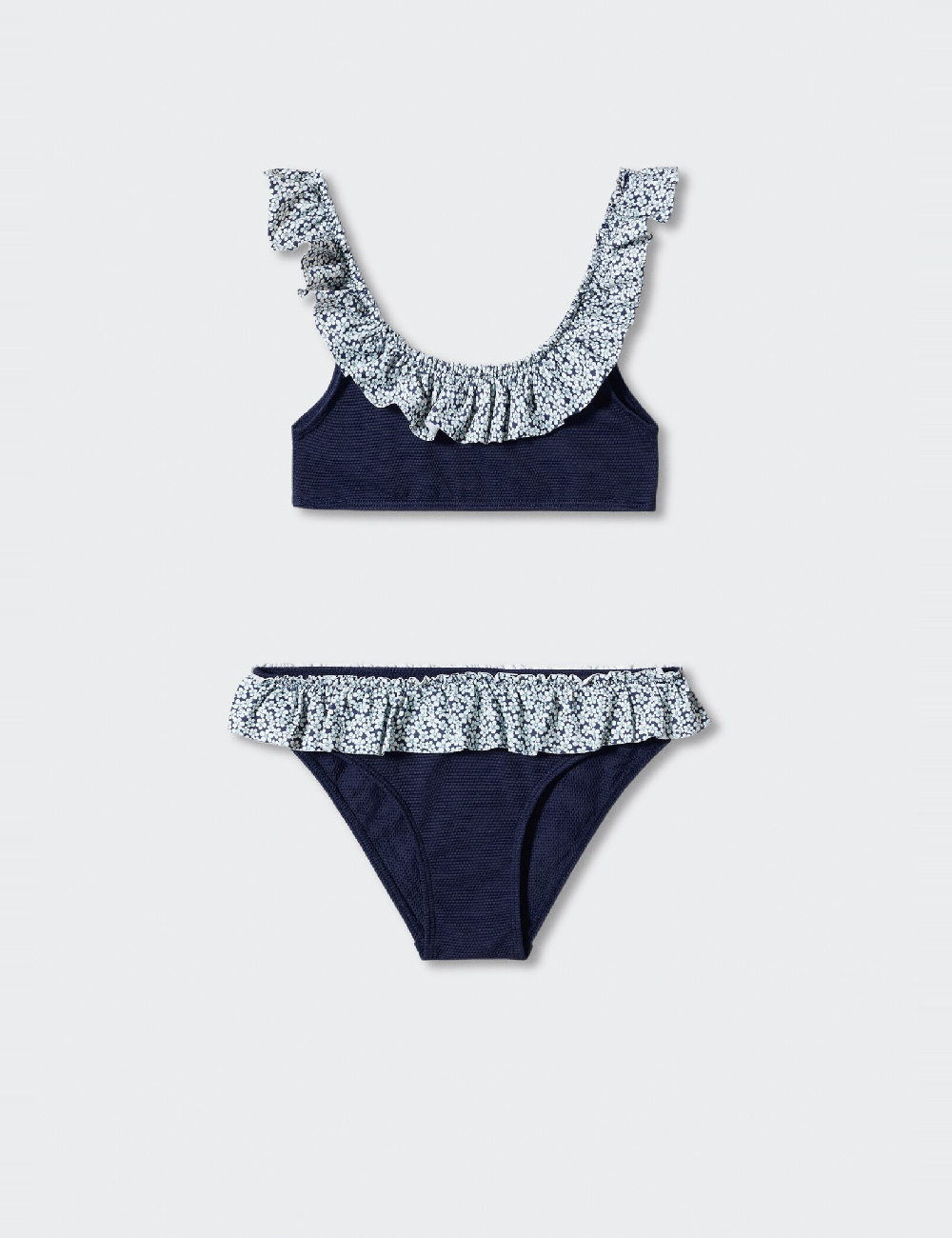 Costum de baie Mango Kids, bleumarin
