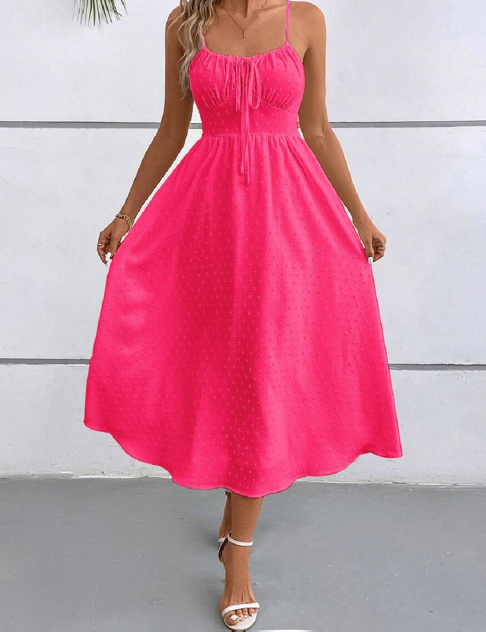 Rochie medie SHEIN, roz