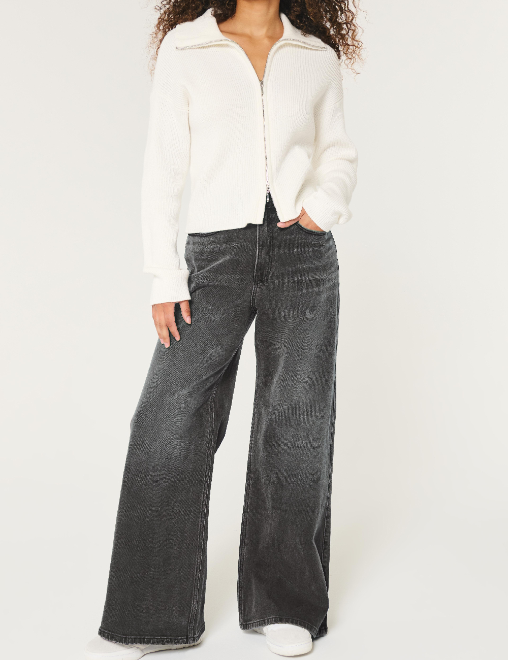 Blugi Hollister, gri