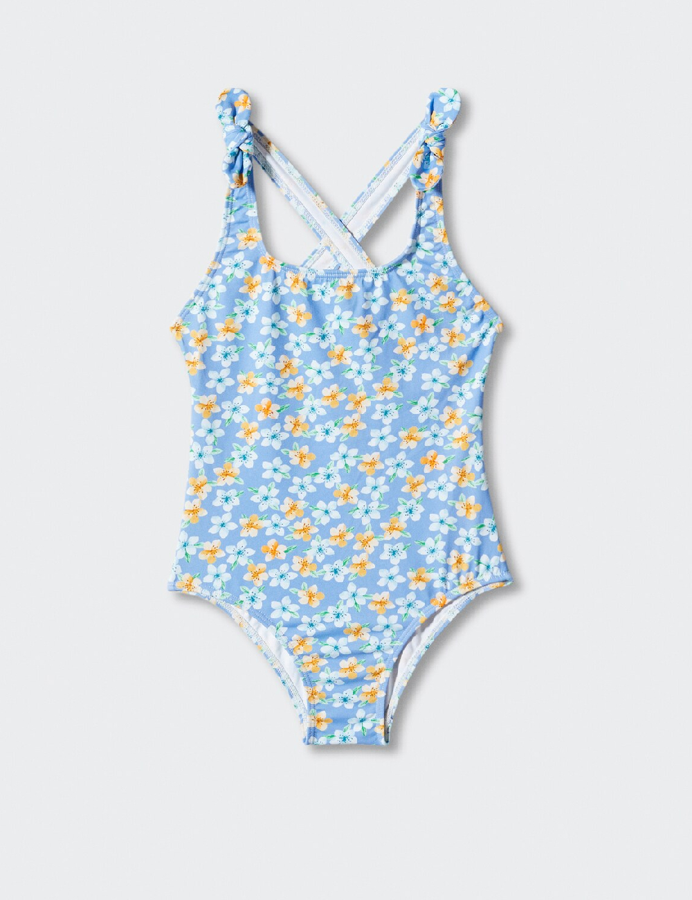 Costum de baie Mango Kids, albastru