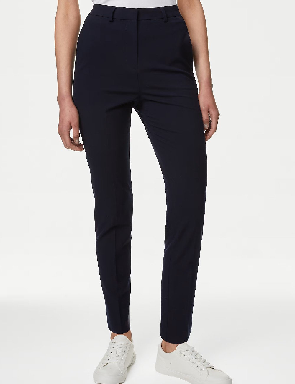 Pantaloni M&S Collection, bleumarin inchis - 1 | YEO
