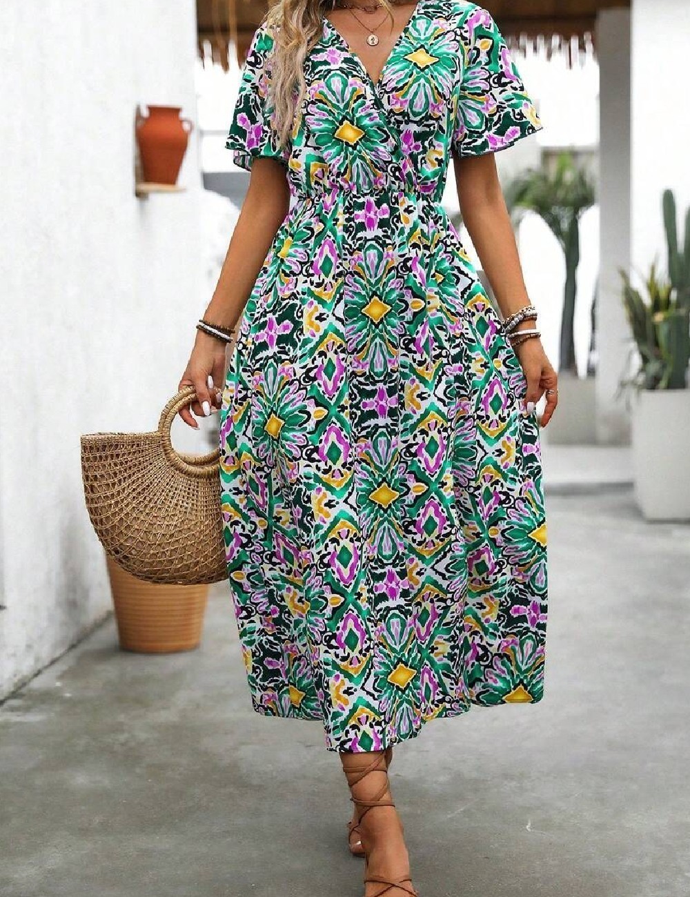 Rochie lunga SHEIN, mix culori - 1 | YEO