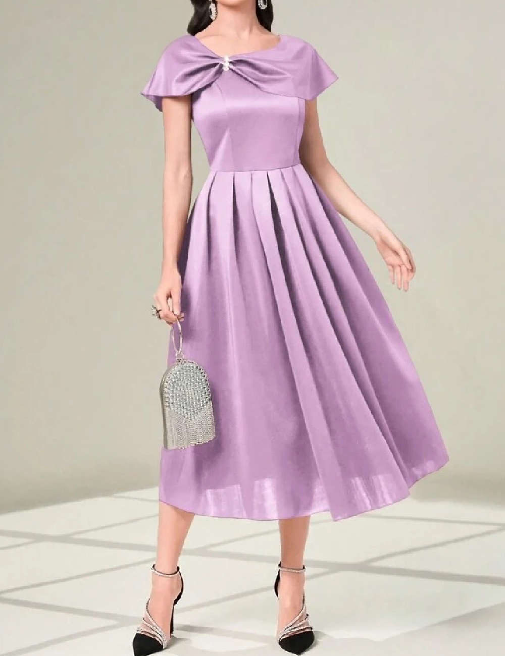 Rochie medie SHEIN, mov
