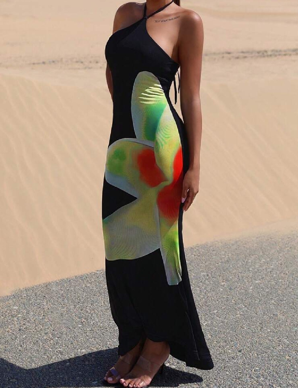 Rochie lunga SHEIN, negru - 1 | YEO