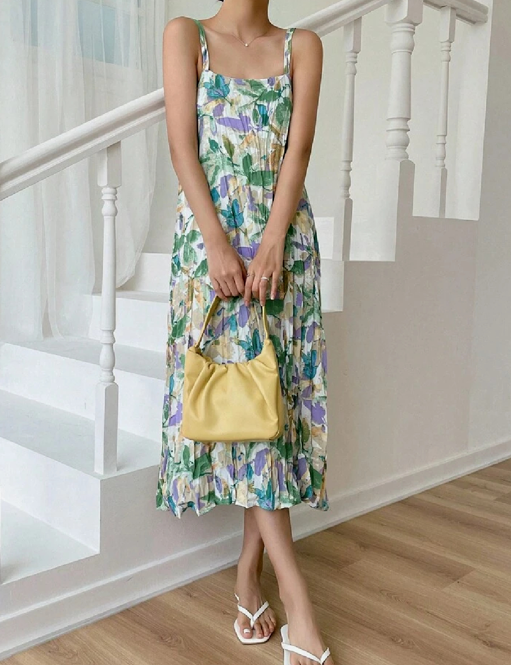 Rochie medie Dazy, mix culori