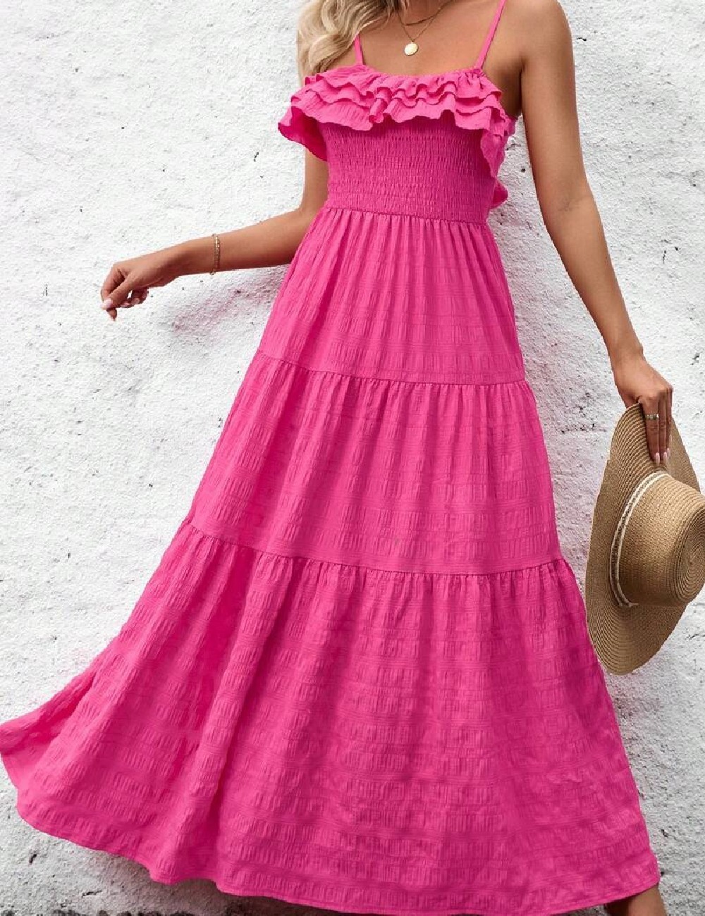 Rochie lunga SHEIN, roz - 1 | YEO