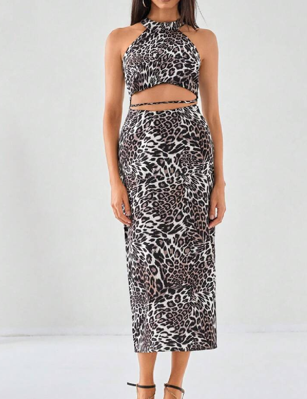 Rochie lunga SHEIN, animal print