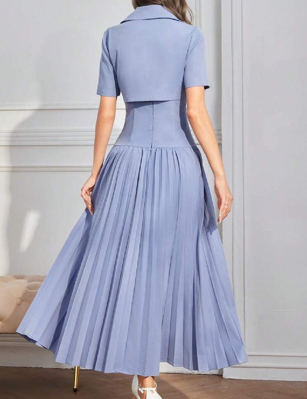 Rochie lunga SHEIN, albastru - 1 | YEO