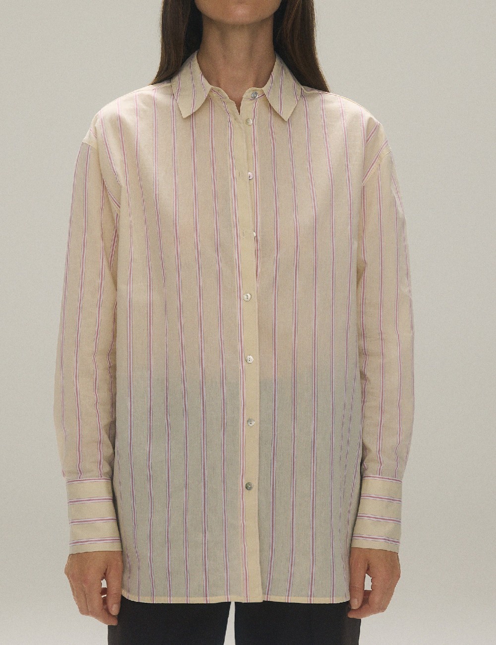 Camasa Oversize Reserved, galben - 1 | YEO