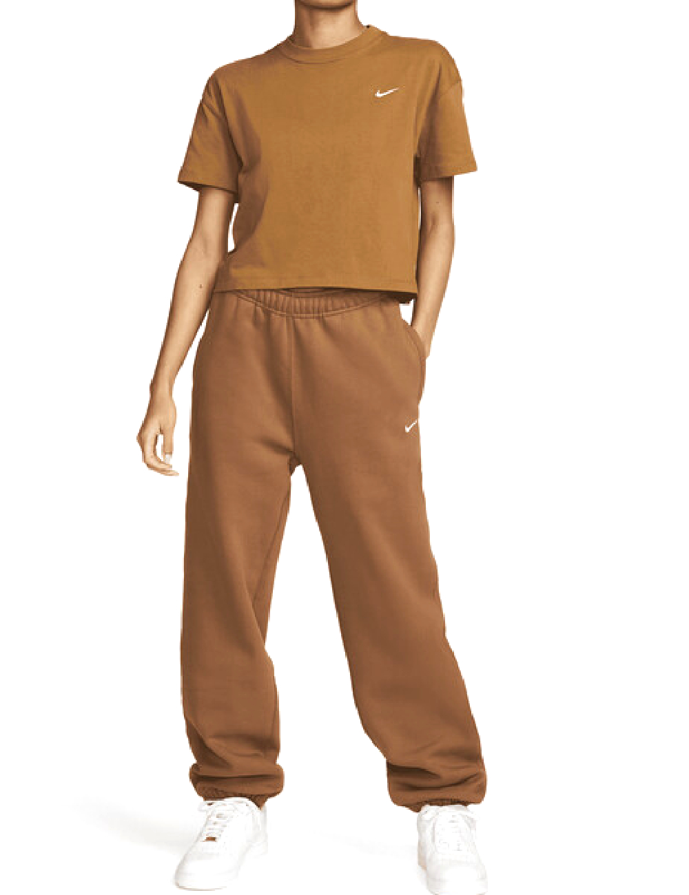 Pantaloni Nike, maro