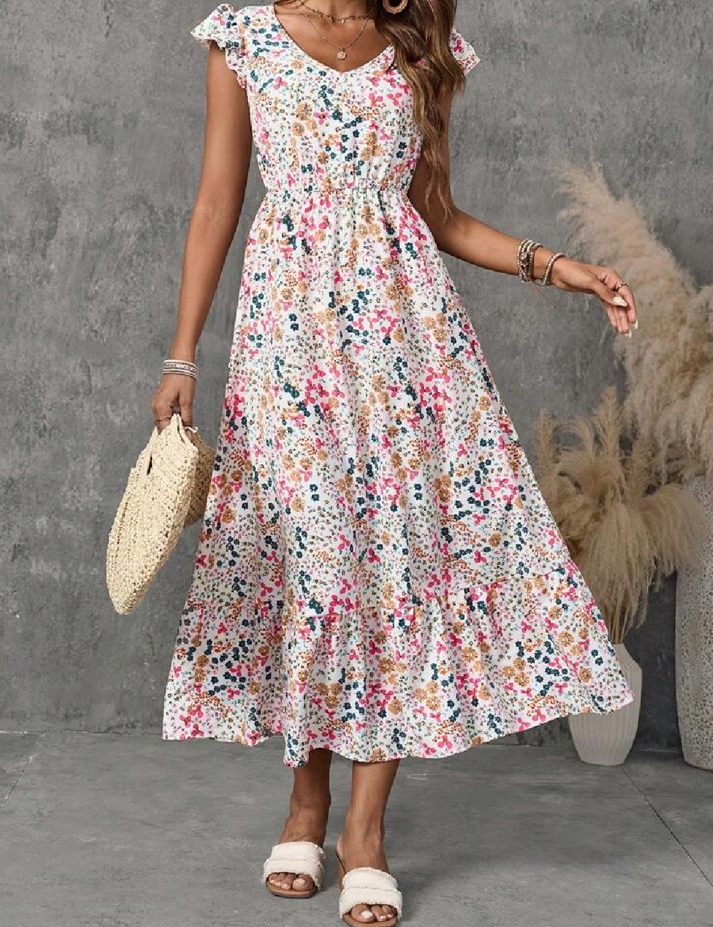 Rochie medie Emery Rose, mix culori