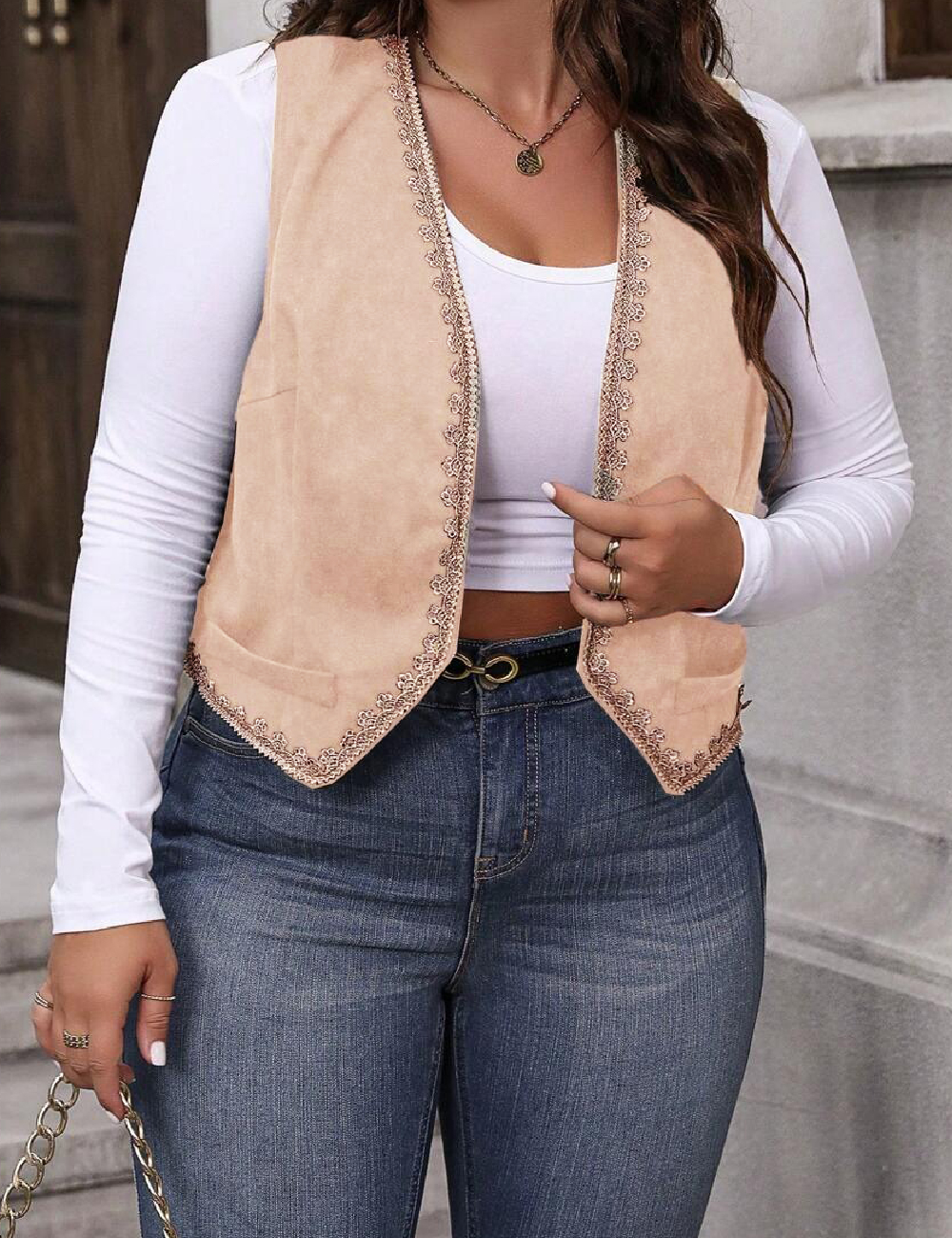 Vesta SHEIN CURVE, crem