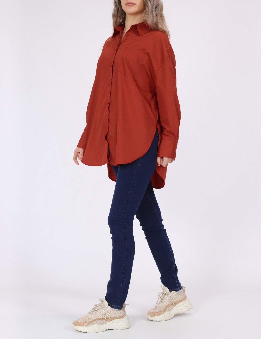 Camasa SHEIN, rosu - 1 | YEO