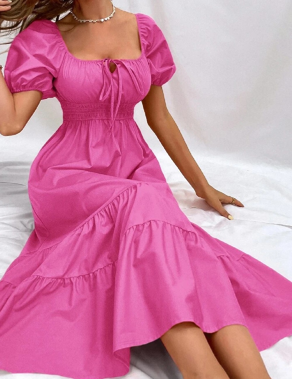 Rochie medie SHEIN, roz - 1 | YEO