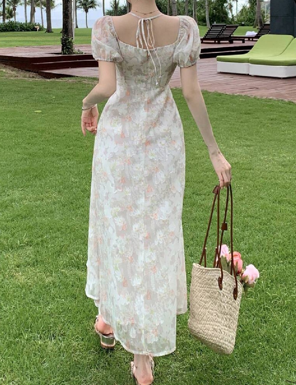 Rochie medie Dazy, floral print - 1 | YEO