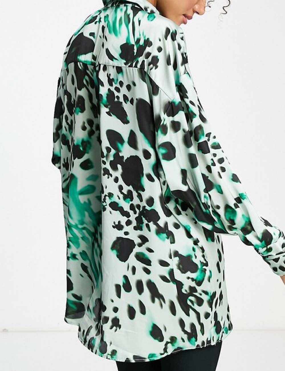 Camasa Oversize ASOS, verde - 1 | YEO