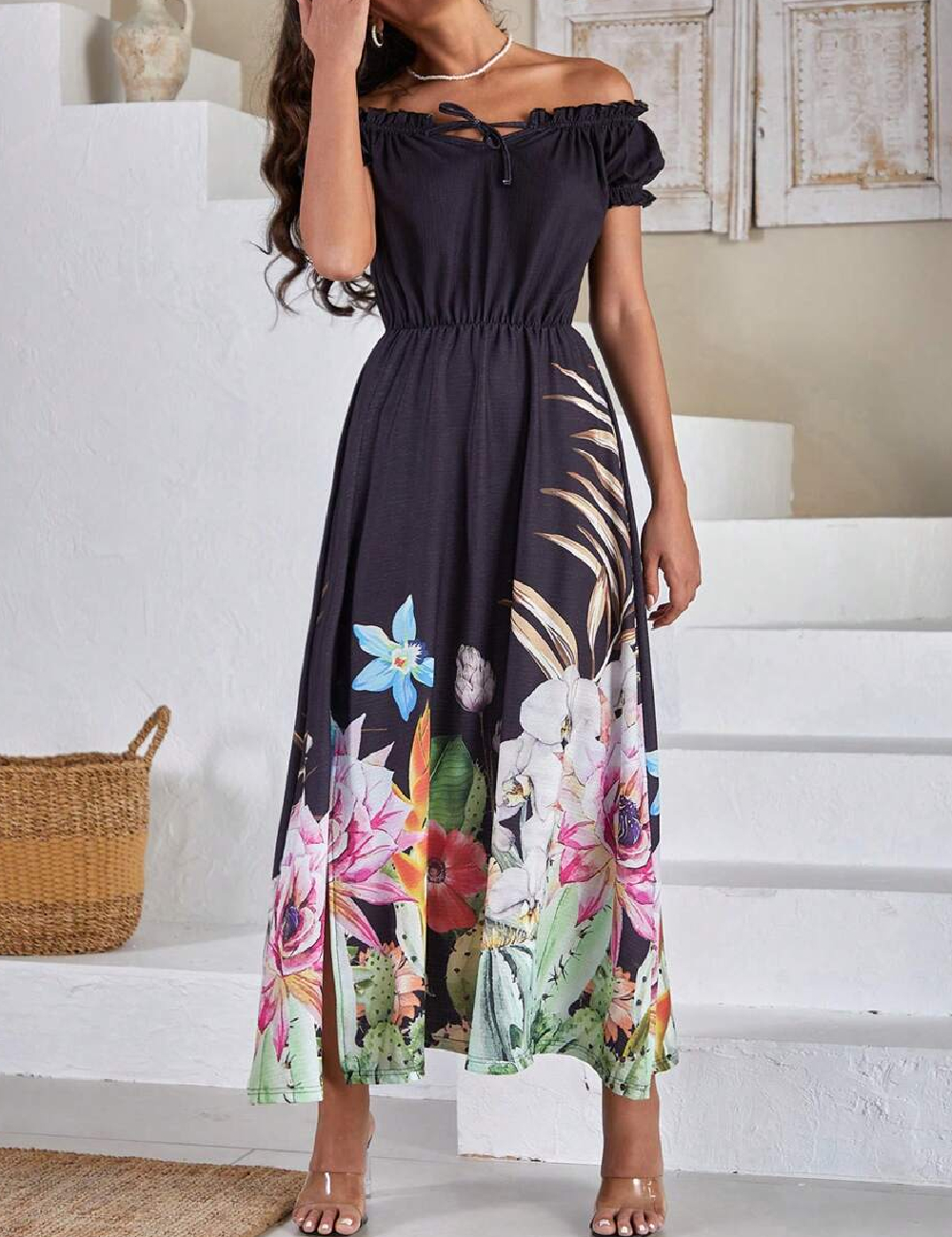 Rochie lunga SHEIN, negru