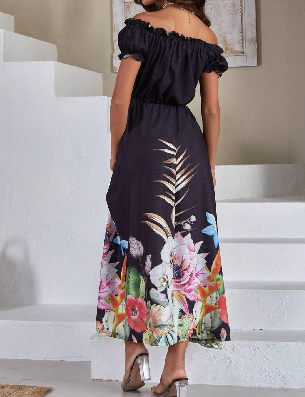 Rochie lunga SHEIN, negru - 1 | YEO