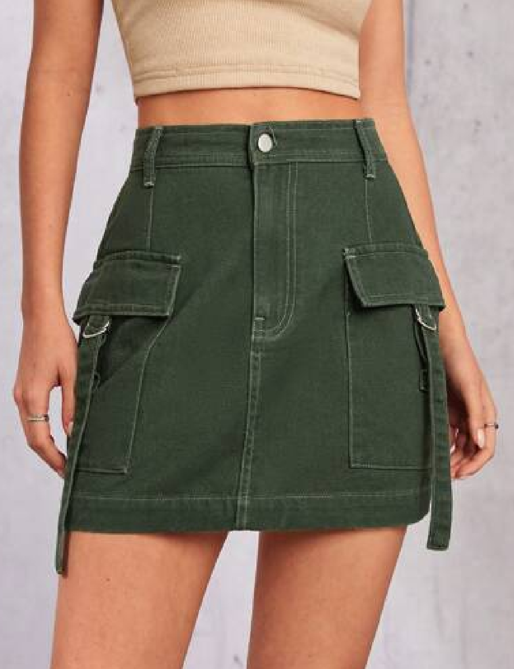 Fusta SHEIN, verde