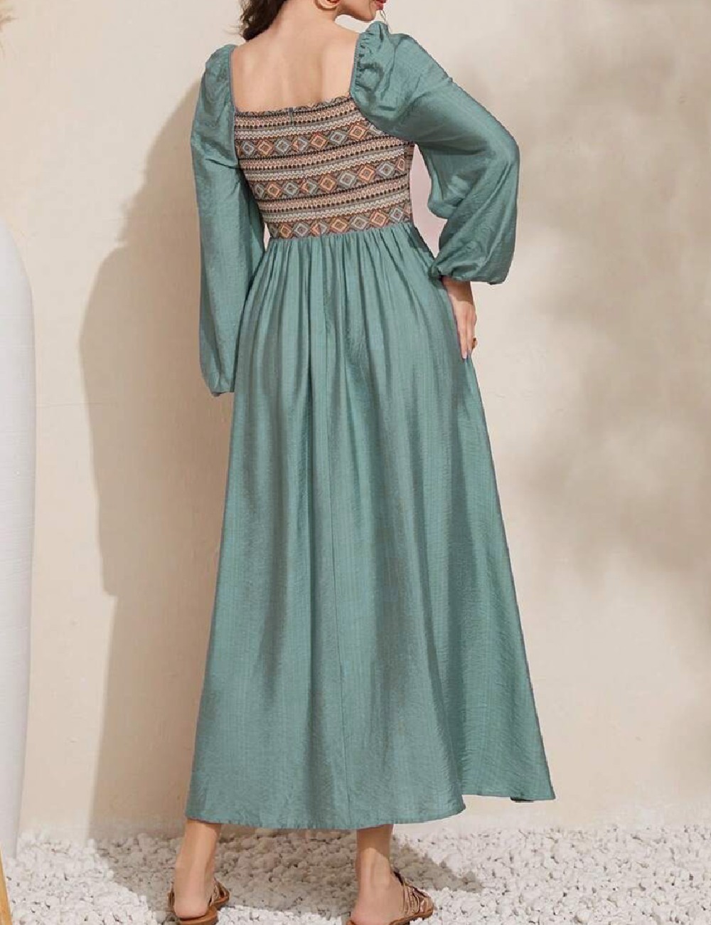 Rochie medie SHEIN, turcoaz - 1 | YEO