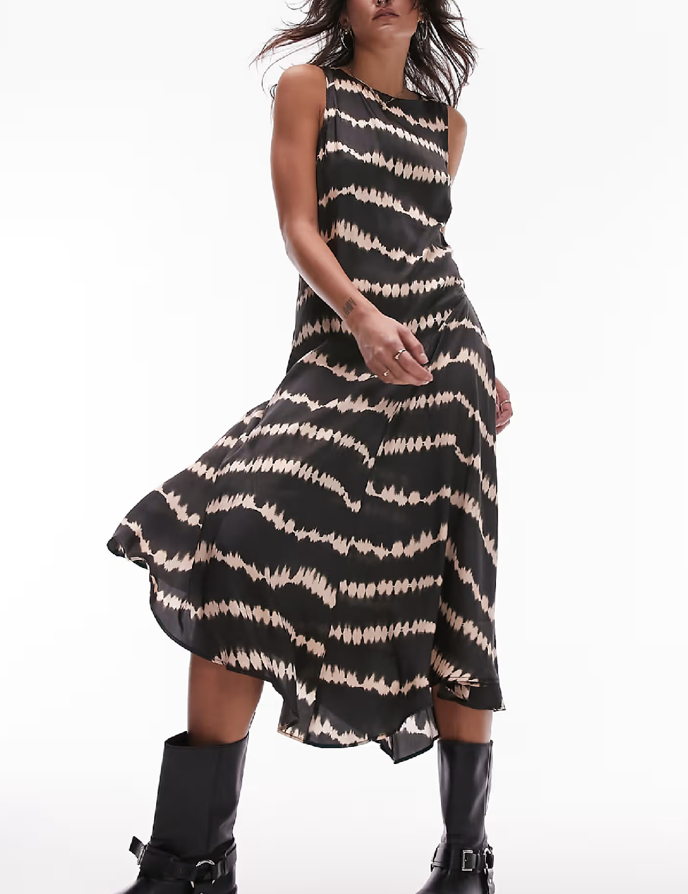 Rochie medie Top Shop, negru