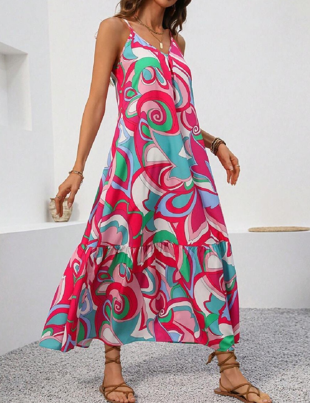 Rochie lunga SHEIN, mix culori - 1 | YEO