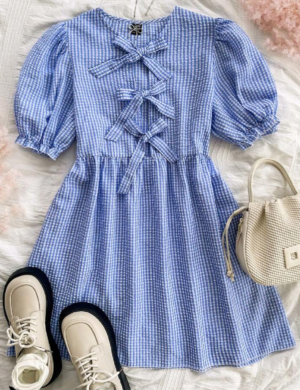 Rochie scurta SHEIN, albastru