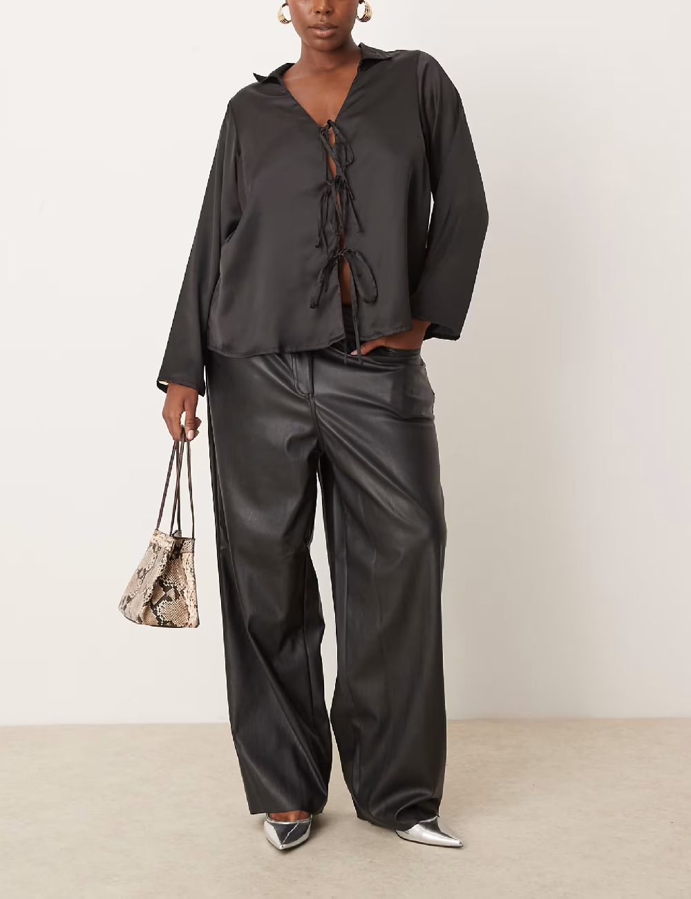 Camasa New Look Curves, negru