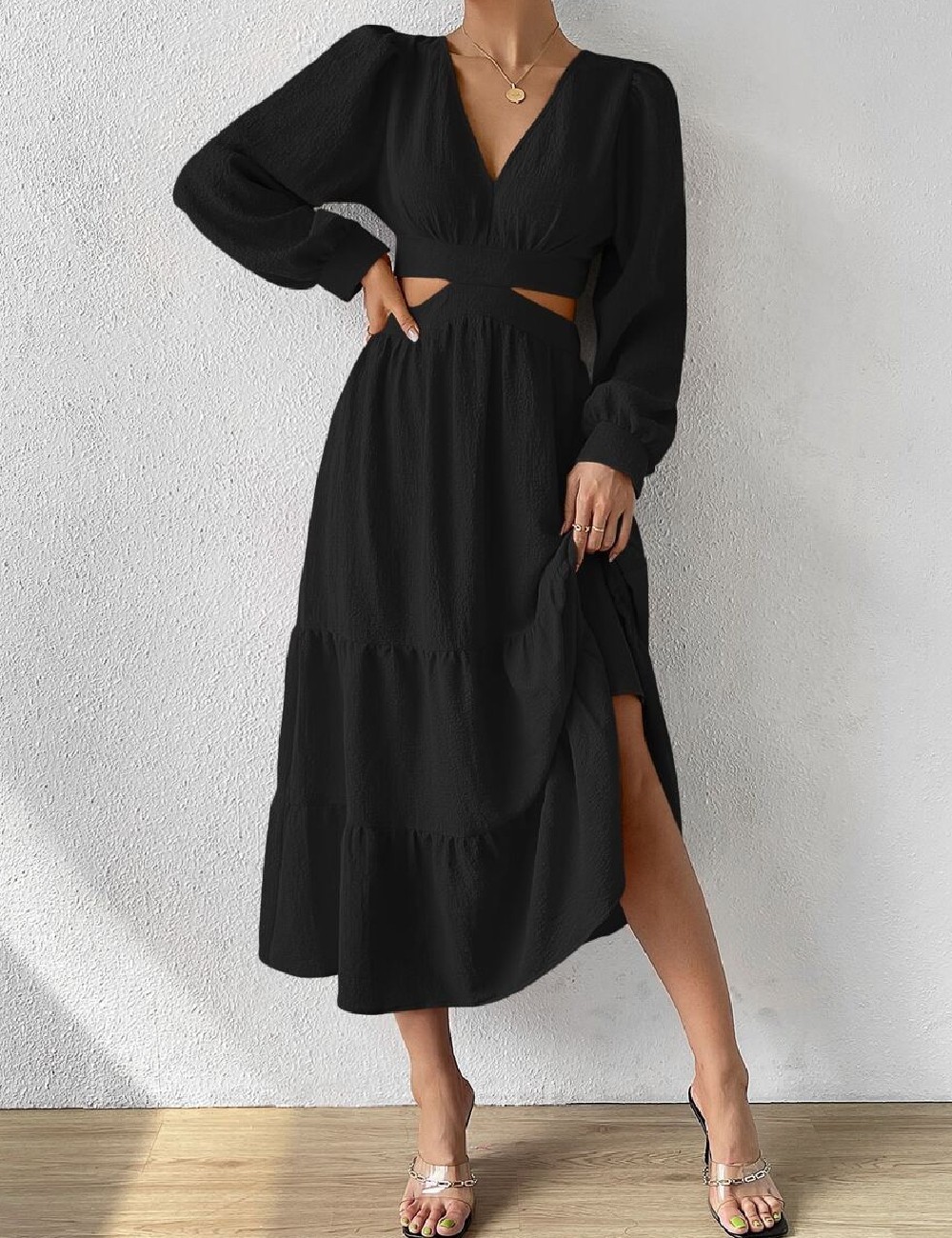Rochie medie SHEIN, negru - 1 | YEO