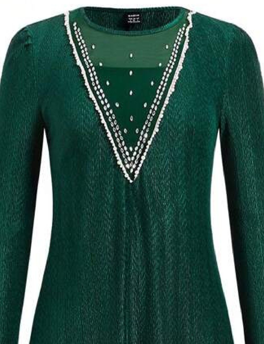 Rochie lunga SHEIN, verde - 1 | YEO